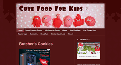Desktop Screenshot of cutefoodforkids.com